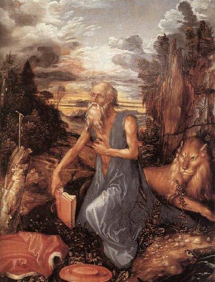 Albrecht Durer St Jerome in the Wilderness oil painting picture